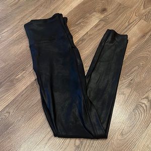 Spank faux leather leggings size medium